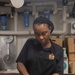 USS Ronald Reagan (CVN 76) Sailors prepare food in the galley