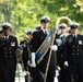 US Navy Band Performs at Wreath Laying Ceremony