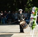 US Navy Band Performs at Wreath Laying Ceremony