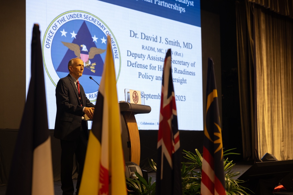 DOD's David Smith Delivers a Keynote at the Indo-Pacific Military Health Exchange 2023