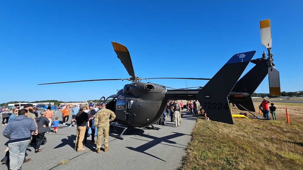 South Carolina Army National Guard helicopters participate in Greenville warbirds event