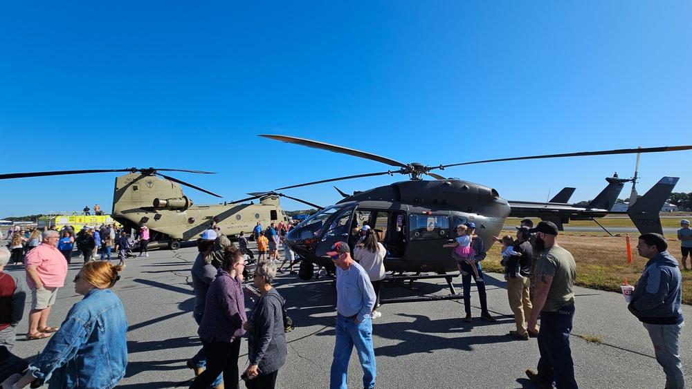 South Carolina Army National Guard helicopters participate in Greenville warbirds event