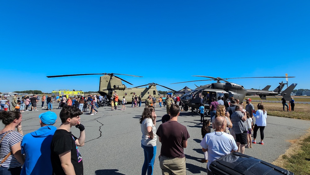 South Carolina Army National Guard helicopters participate in Greenville warbirds event