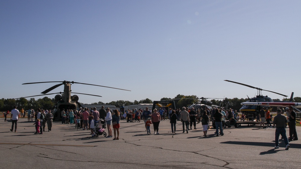 South Carolina Army National Guard helicopters participate in Greenville warbirds event