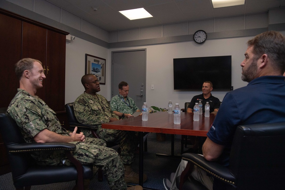 Medal of Honor Recipient Dakota Meyer Visits PMRF Barking Sands