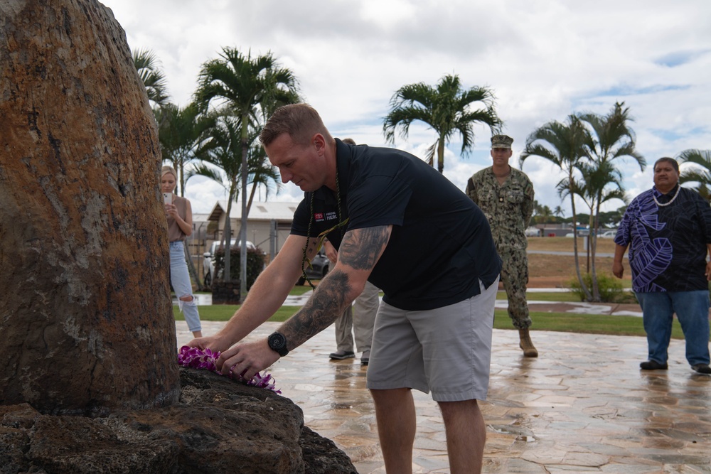 Medal of Honor Recipient Dakota Meyer Visits PMRF Barking Sands