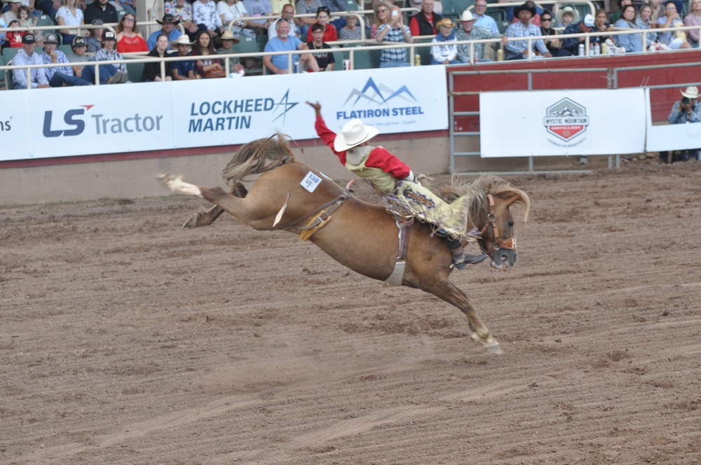 Pikes Peak or Bust Rodeo honors military members