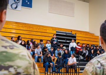 Kirtland Airmen thank local students for care packages