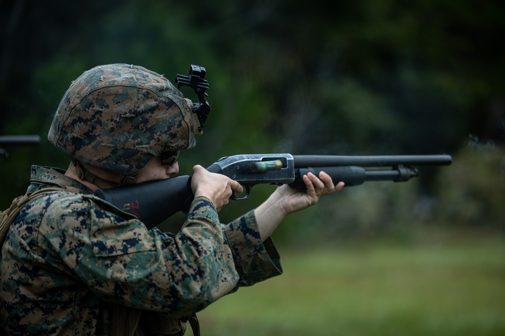 Marines with BLT 1/8 Complete Non-Lethal Weapons Training Course