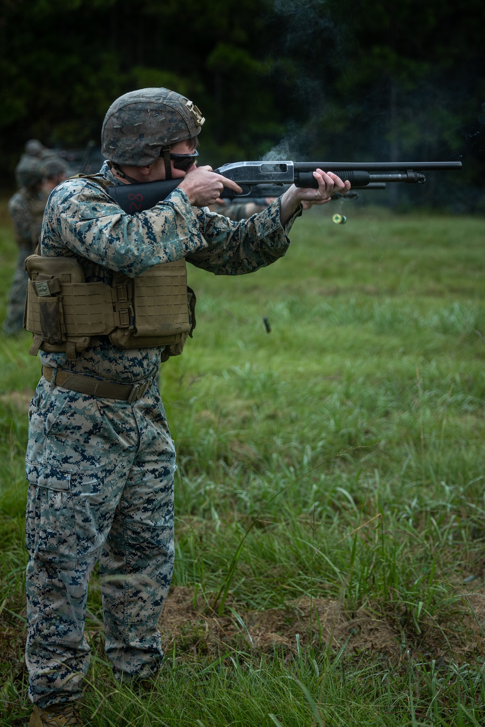 Marines with BLT 1/8 Complete Non-Lethal Weapons Training Course