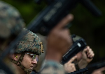 Marines with BLT 1/8 Complete Non-Lethal Weapons Training Course