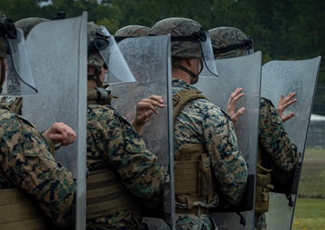 Marines with BLT 1/8 Complete Non-Lethal Weapons Training Course