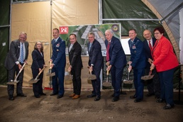 U.S. and Luxembourg officials break ground on $100M Deployable Air Base System support and storage facilities project