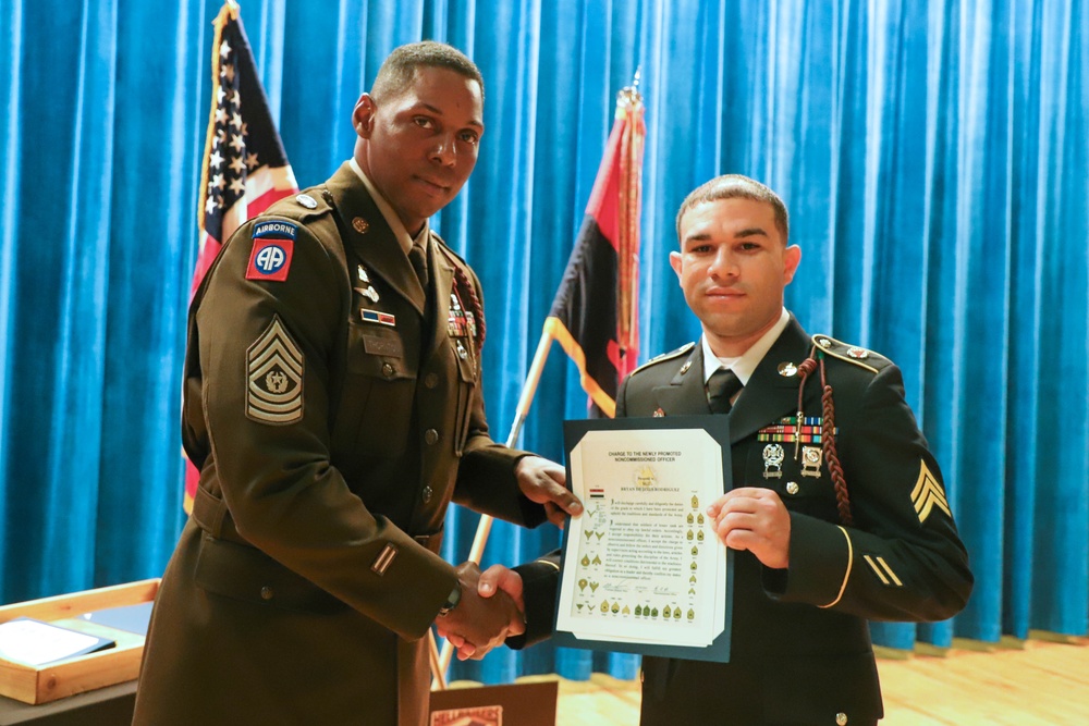 3rd Division Sustainment Brigade Noncommissioned Officer Induction Ceremony