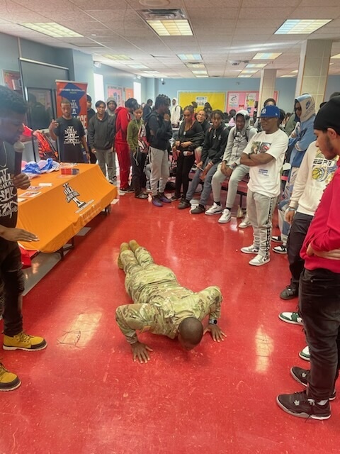 Army mobile laboratory Soldiers participate in STEM recruiting events in New York City