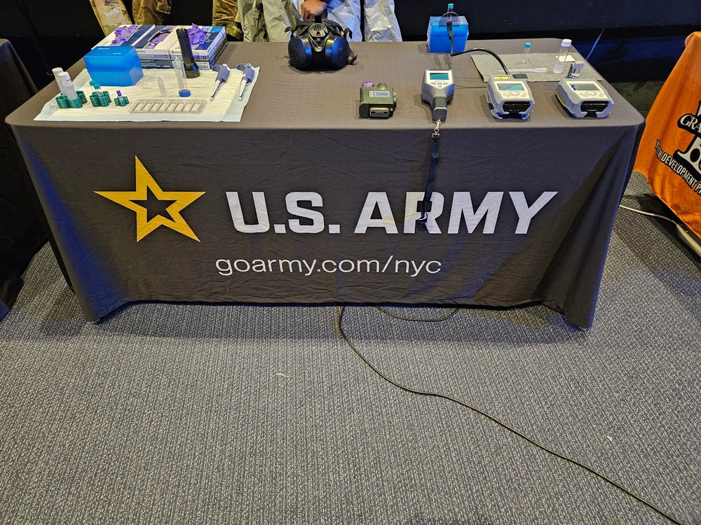 Army mobile laboratory Soldiers participate in STEM recruiting events in New York City