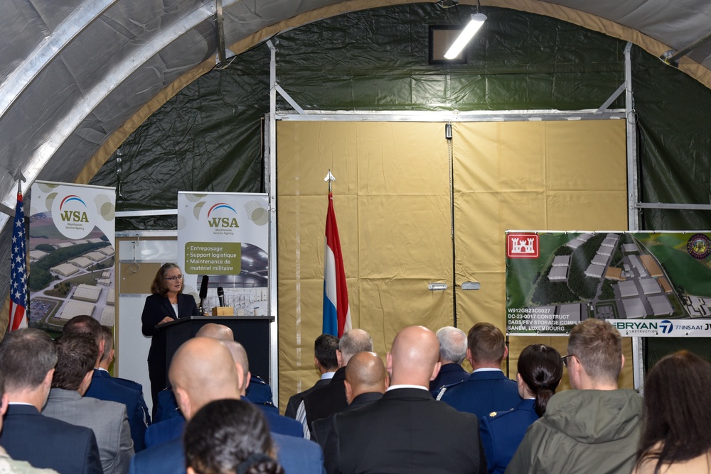 U.S. and Luxembourg officials break ground on $100M Deployable Air Base System support and storage facilities project