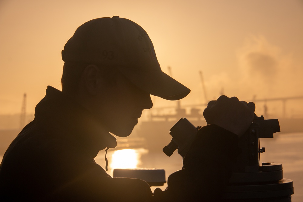 Transiting San Diego Bay
