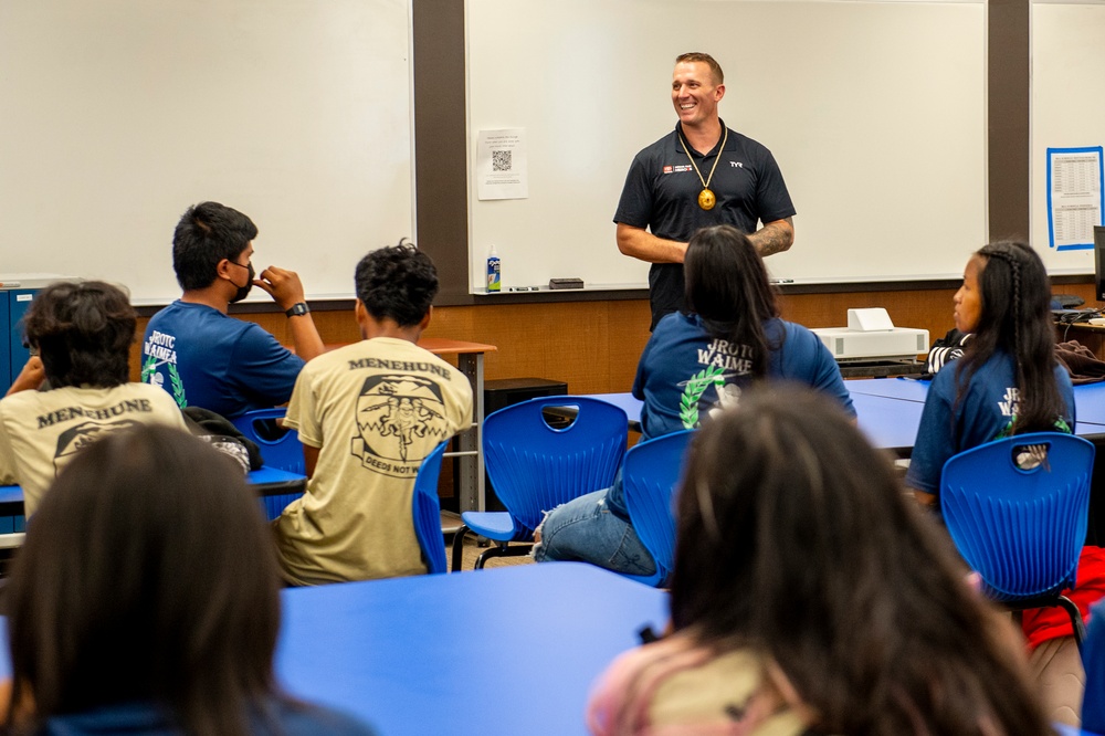 Medal of Honor Recipient, Retired Marine Corps Sgt. Dakota Meyer Visits Junior RTOC