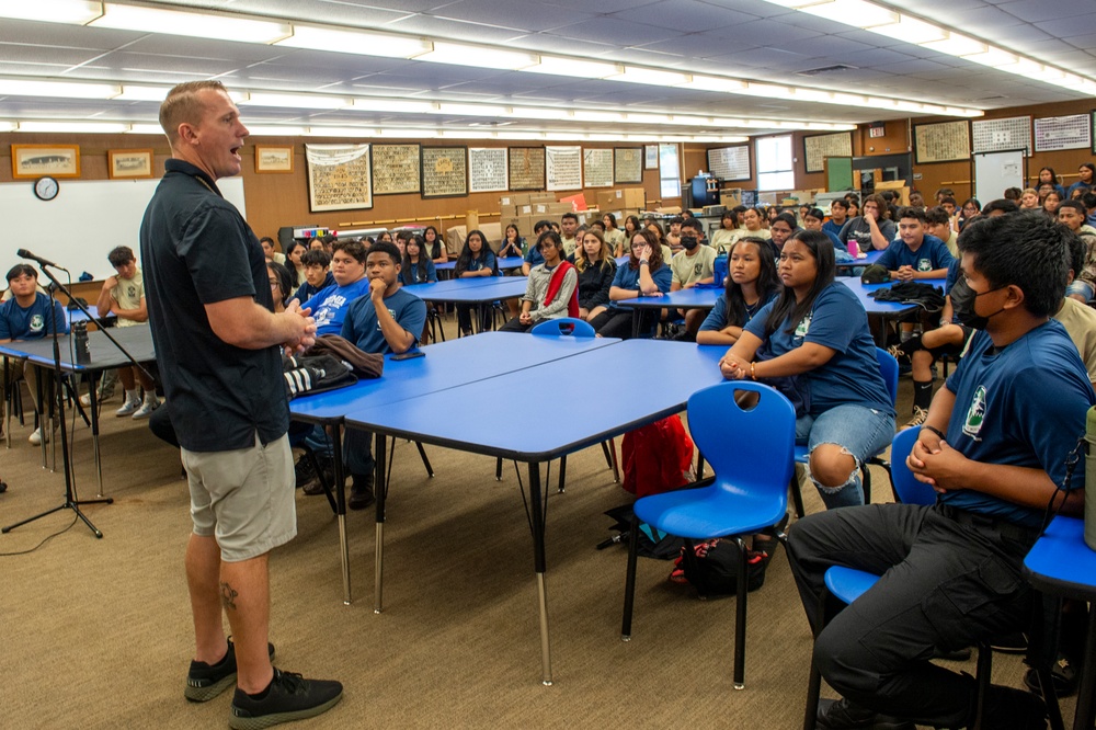 Medal of Honor Recipient, Retired Marine Corps Sgt. Dakota Meyer Visits Junior RTOC