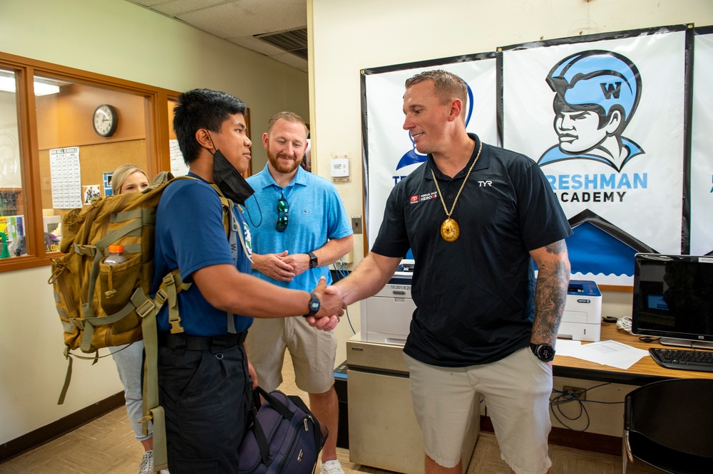 Medal of Honor Recipient Dakota Meyer Visits Junior RTOC in Kauai