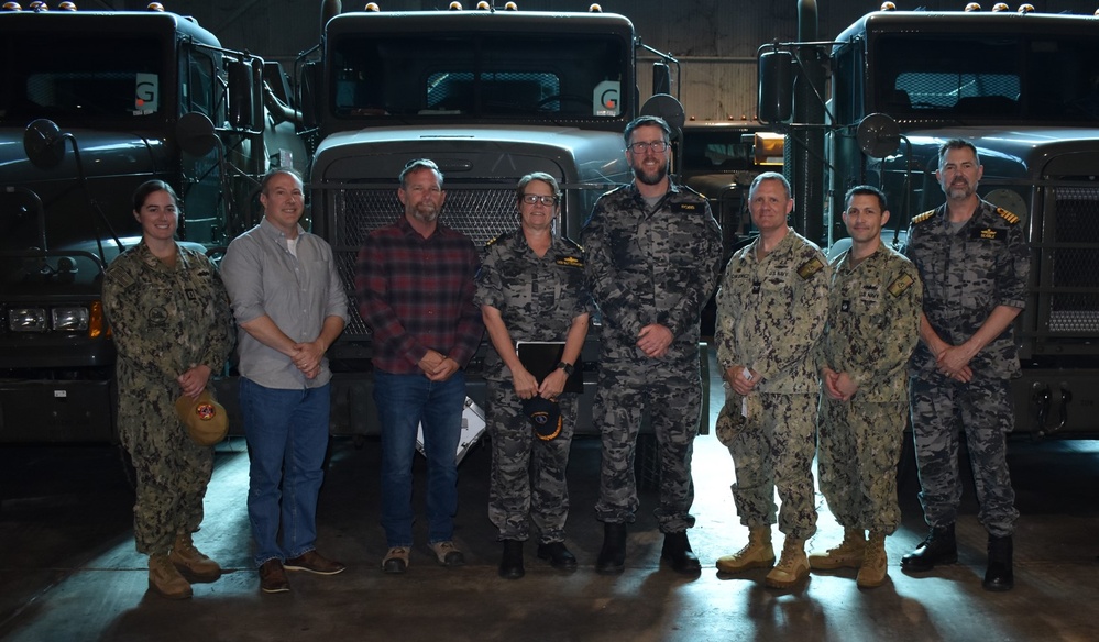 Royal Australian Navy Logistics Director and Staff Visit NMRLC