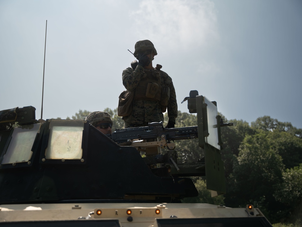 Motor-T Company Conducts JLTV Live Fire Convoy at Camp Story KMEP 23.3