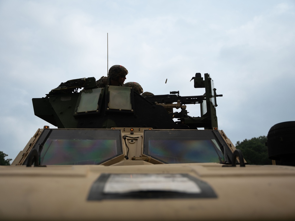 Motor-T Company Conducts JLTV Live Fire Convoy at Camp Story KMEP 23.3