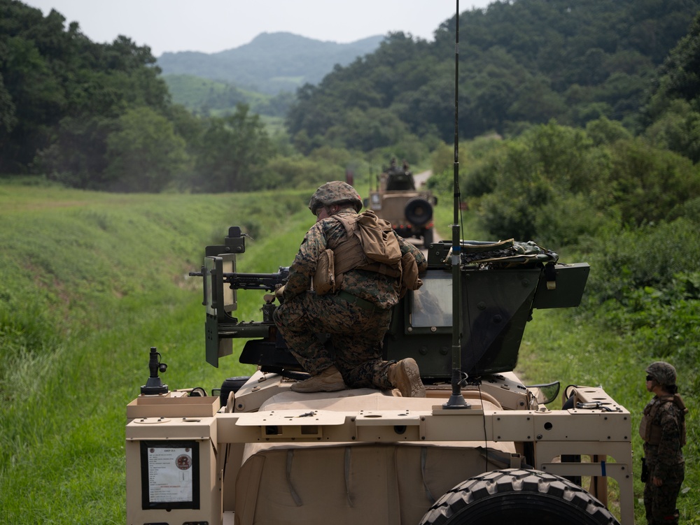 Motor-T Company Conducts JLTV Live Fire Convoy at Camp Story KMEP 23.3