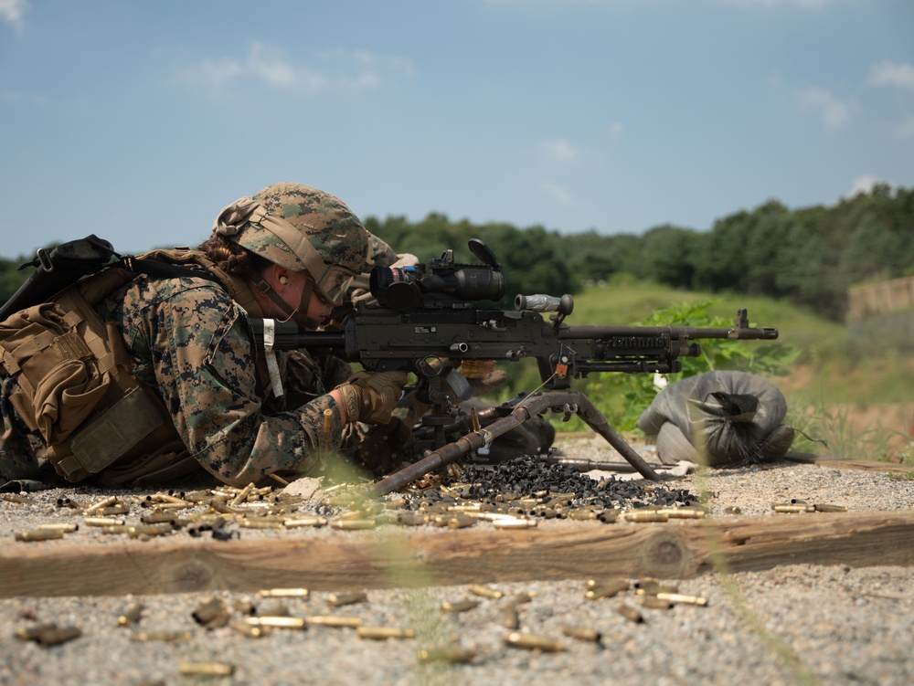 Landing Support Company Conducts M240 Range at Camp Story KMEP 23.3