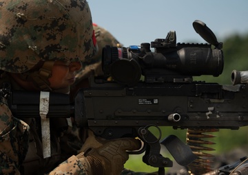 Landing Support Company Conducts M240 Range at Camp Story KMEP 23.3