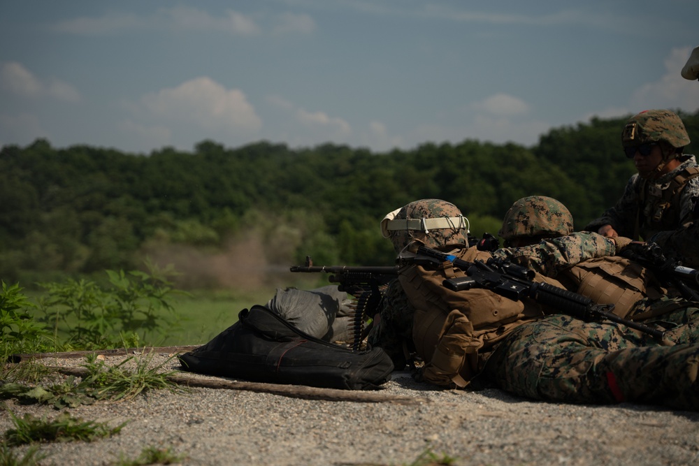 Landing Support Company Conducts M240 Range at Camp Story KMEP 23.3