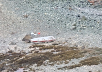 Coast Guard rescues overdue boater after vessel grounding at Hump Island, Alaska