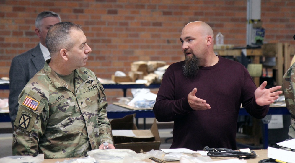 U.S. Army TACOM commanding general visits Sierra Army Depot