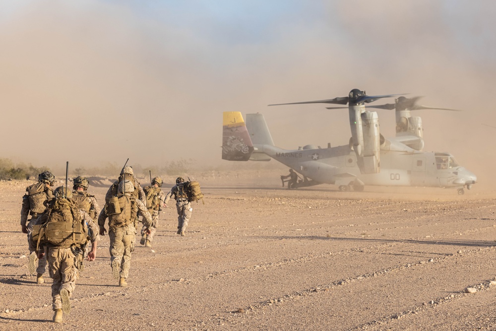 U.S. Marines with TACP perform ground communications with aircrafts