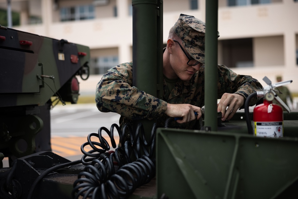 RD 23 FTX | U.S. Marines set up TPS-80 Radar System on JGSDF Camp Ishigaki