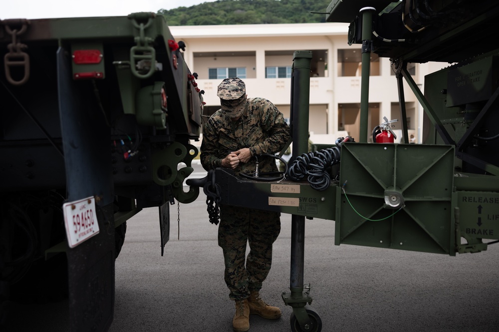 RD 23 FTX | U.S. Marines set up TPS-80 Radar System on JGSDF Camp Ishigaki