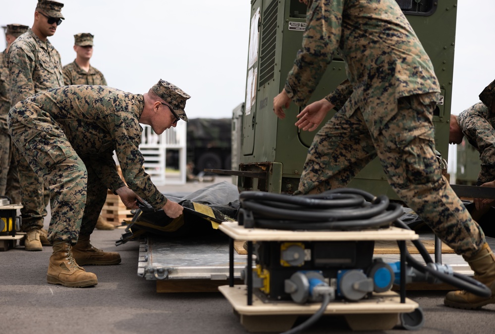 RD 23 FTX | U.S. Marines set up TPS-80 Radar System on JGSDF Camp Ishigaki