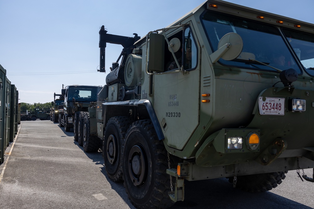 Resolute Dragon 23 FTX | CLB-12, JGSDF Conduct Bilateral Convoy Operations at Camp Kinser