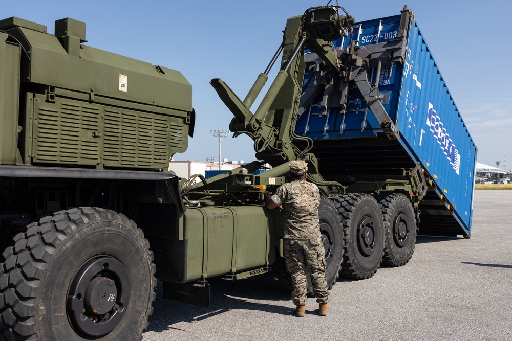 Resolute Dragon 23 FTX | CLB-12, JGSDF Conduct Bilateral Convoy Operations at Camp Kinser