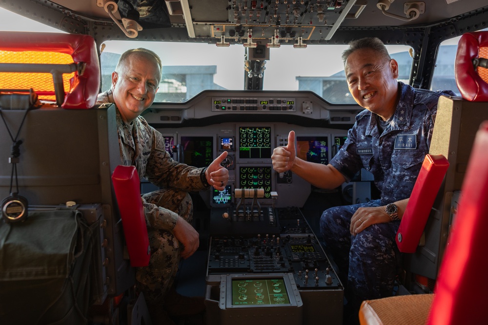 Always Medically Ready: U.S. Navy Acting Surgeon General Darin Via Visits Marine Corps Air Station Iwakuni