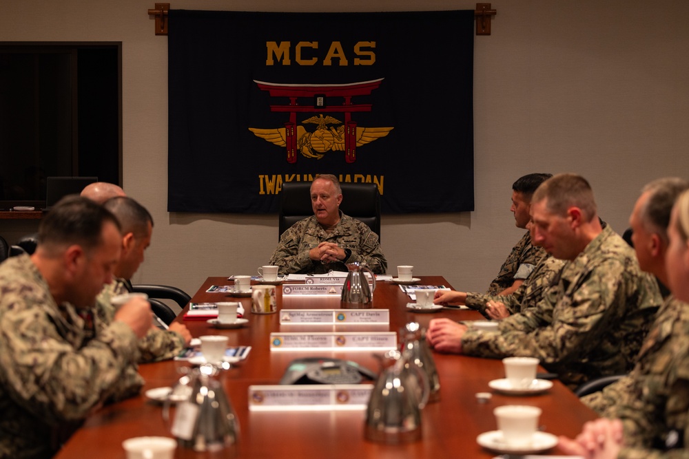 Always Medically Ready: U.S. Navy Acting Surgeon General Darin Via visits Marine Corps Air Station Iwakuni