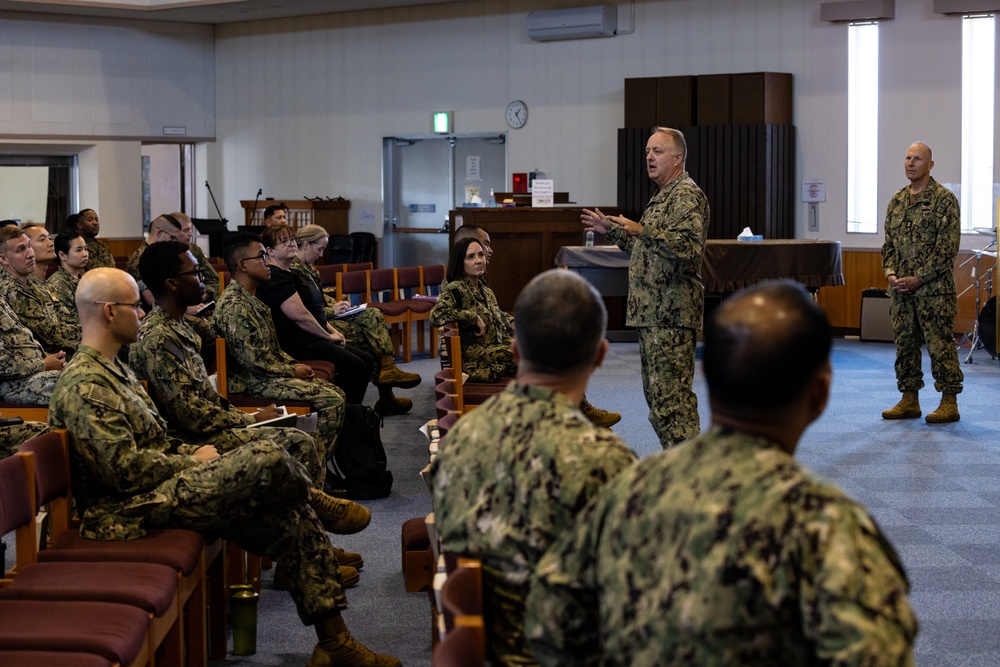 Always Medically Ready: U.S. Navy Acting Surgeon General Darin Via visits Marine Corps Air Station Iwakuni