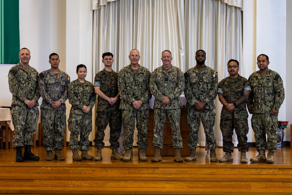 Always Medically Ready: U.S. Navy Acting Surgeon General Darin Via visits Marine Corps Air Station Iwakuni