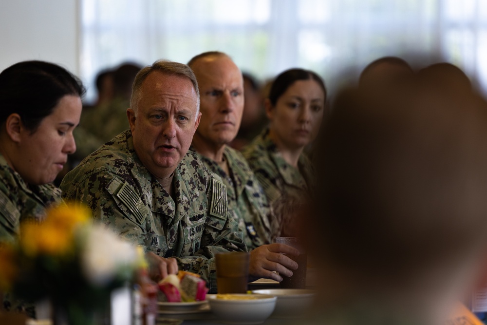 Always Medically Ready: U.S. Navy Acting Surgeon General Darin Via visits Marine Corps Air Station Iwakuni