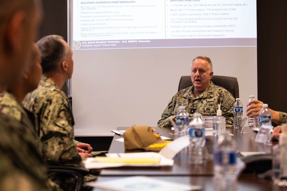 Always Medically Ready: U.S. Navy Acting Surgeon General Darin Via visits Marine Corps Air Station Iwakuni