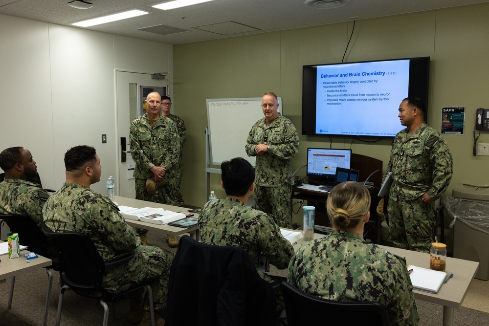 Always Medically Ready: U.S. Navy Acting Surgeon General Darin Via visits Marine Corps Air Station Iwakuni