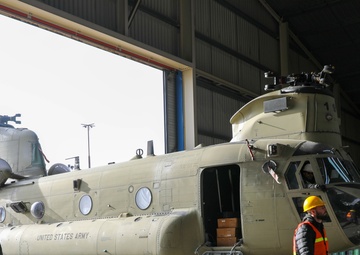 Dutch military and contractors provide port assistance for incoming US aviation brigade