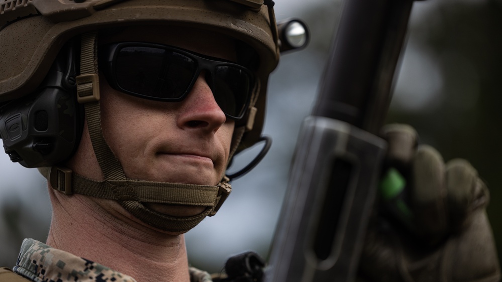 BLT 1/8 Marines Conduct Familiarization Fire and Riot Control Formations