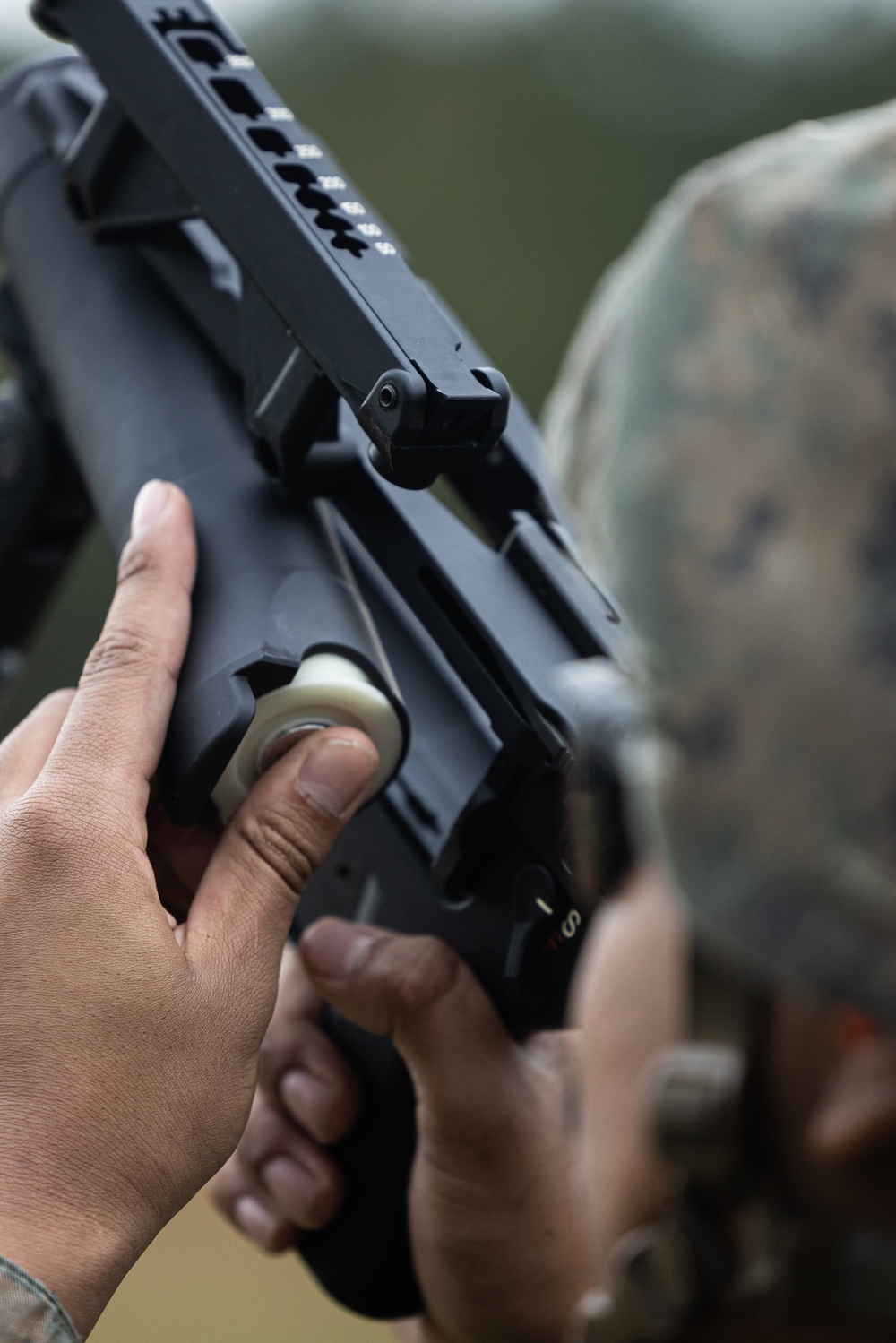 BLT 1/8 Marines Conduct Familiarization Fire and Riot Control Formations